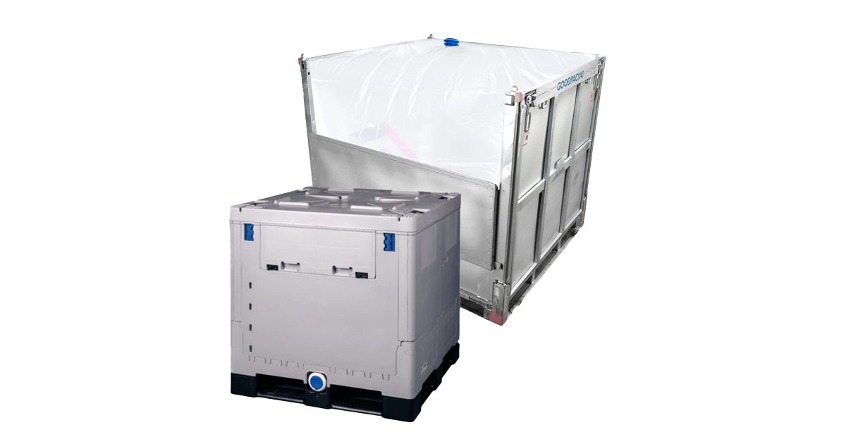 How do IBC liners support safe handling during transport?